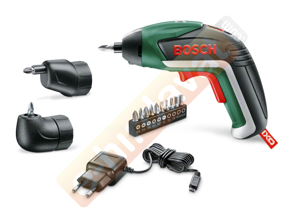 Bosch  IXO Akülü Vidalama Makinesi + Köşe + Eksantrik Adaptör