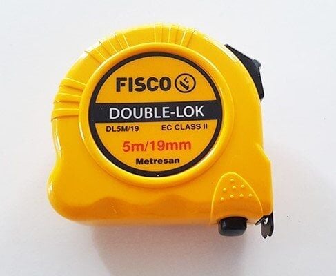 FİSCO Double Lok Şerit Metre 8 mt