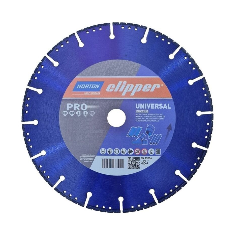 NORTON Clipper Ductile 350 mm Elmas Metal Kesme Testere - Disk