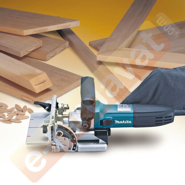 MAKİTA PJ 7000 Ahşap Bisküvi ve Oluk Açma Makinesi (Ahşap Ekleme)