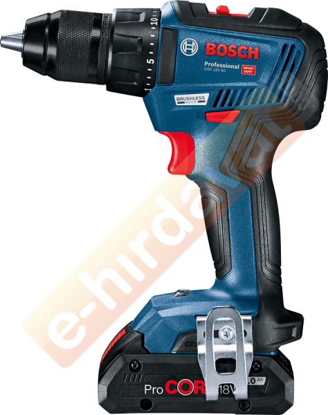 Bosch Profesyonel Seri Bosch Professional GSR 18V-50 Akülü Delme Vidalama Makinesi