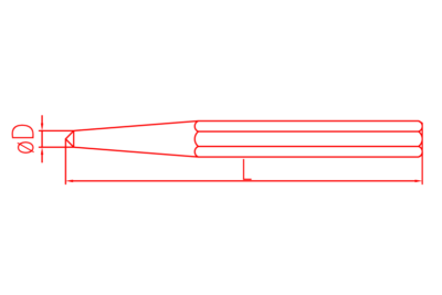 İZELTAŞ Boyalı Nokta Zımba 4x120 mm (5540 24 4120)