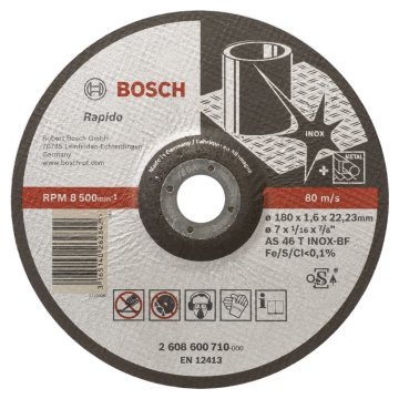 Bosch 180*1,6mm Expert for Inox Rapido Bombeli