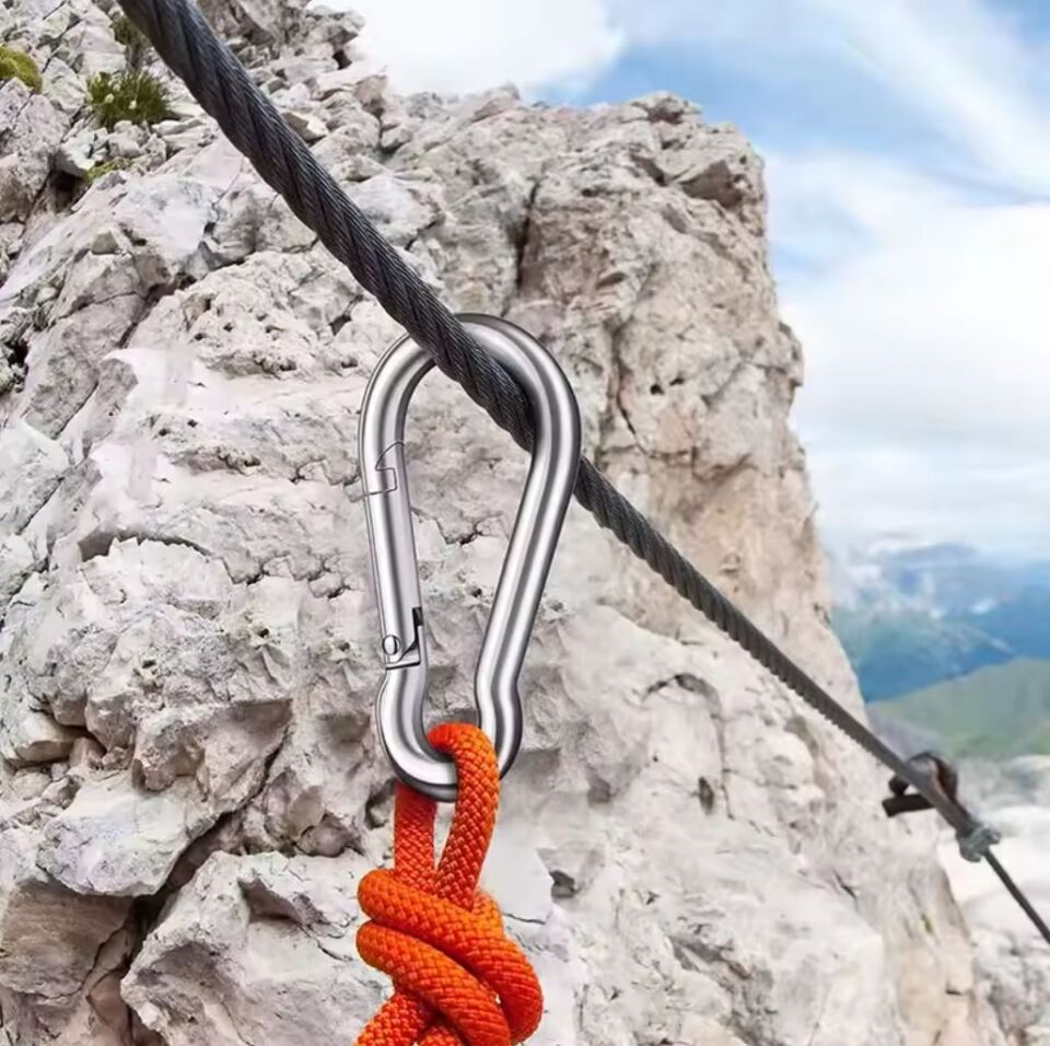 MEGPRO Boyalı Metal Kancalı Yaylı Karabina 9 mm