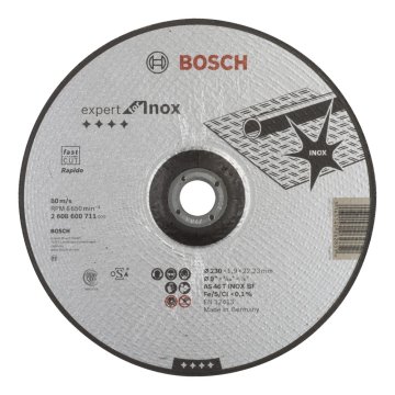 Bosch 230*1,9mm Expert for Inox Rapido Bombeli
