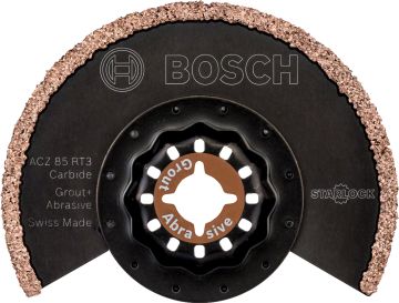 Bosch Aksesuarlar Bosch - Starlock - ACZ 85 RT3 - Karpit RIFF Zımpara Uçlu Segman Testere Bıçağı 30 Kum Kalınlığı 10'lu
