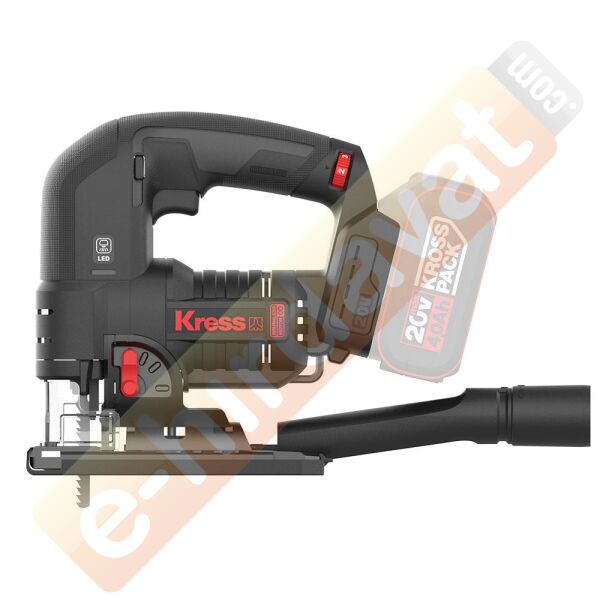 Kress KUE26.91 20Volt Profesyonel Kömürsüz Devir Ayarlı Şarjlı Dekupaj Testere (Akü Dahil Değildir)
