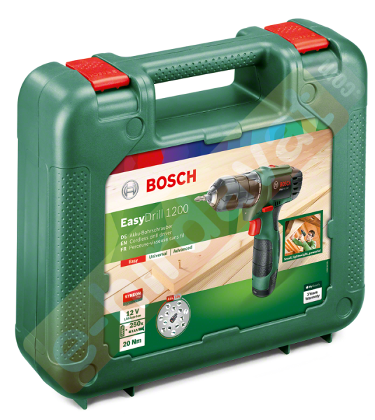 Bosch Easy Drill 1200 Tek Akülü Delme Vidalama Makinesi (1 x 1,5 Ah)
