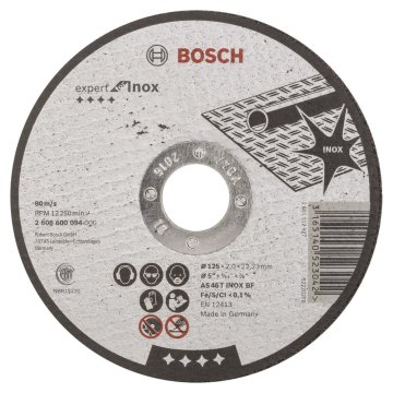 Bosch 125*2,0 mm Expert for Inox Düz