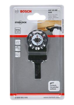 Bosch Aksesuarlar Bosch - Starlock - AIZ 10 AB - BIM Ahşap ve Metal İçin Daldırmalı Testere Bıçağı 1'li