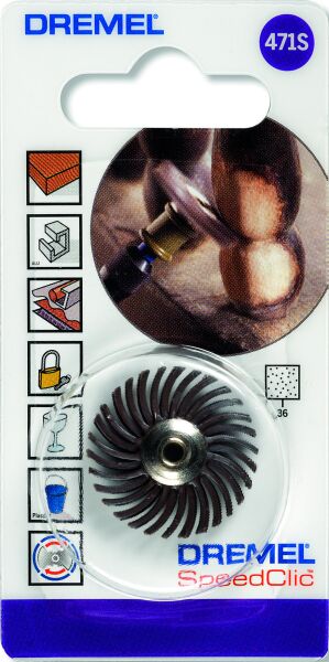 Dremel Detay Aşındırıcı Fırça 36 Kum 471S / 2615S471JA
