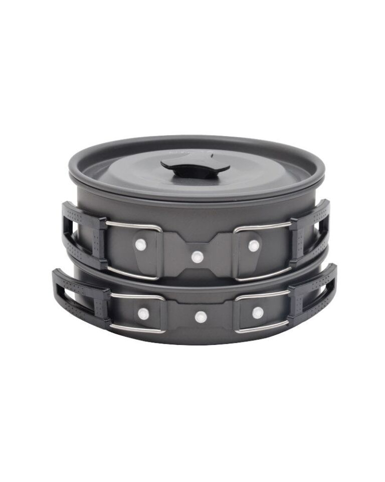 NURGAZ NG 200-TTC Kamp İçin Tencere ve Çaydanlık Seti