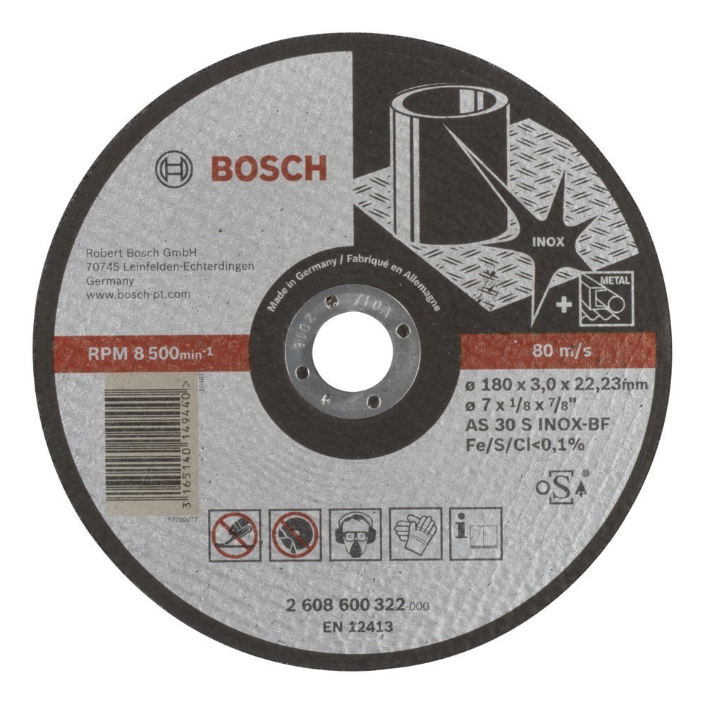 Bosch 180*3,0 mm Expert for Inox Düz