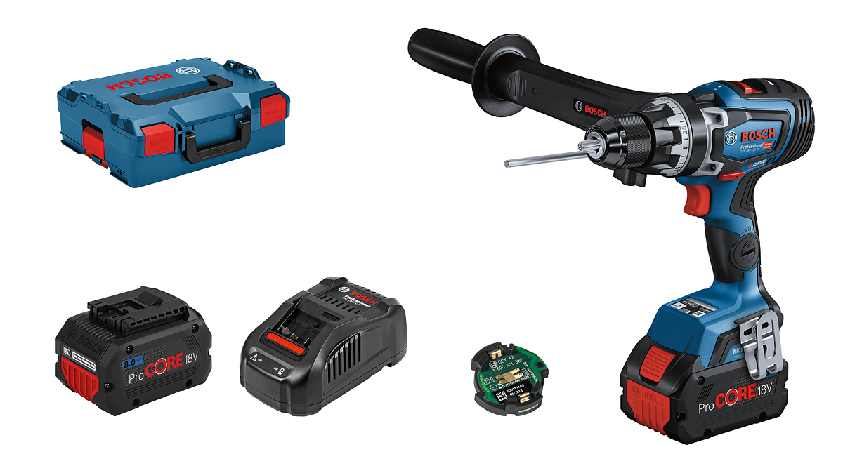 Bosch Profesyonel Seri Bosch Professional GSR 18V-150 C Akülü Delme/Vidalama Makinesi (2x8,0 Ah ProCORE18V)