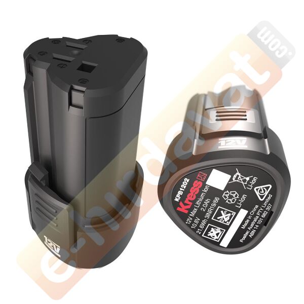 Kress KPB1202 12Volt 2.0Ah Li-ion Profesyonel Yedek Akü