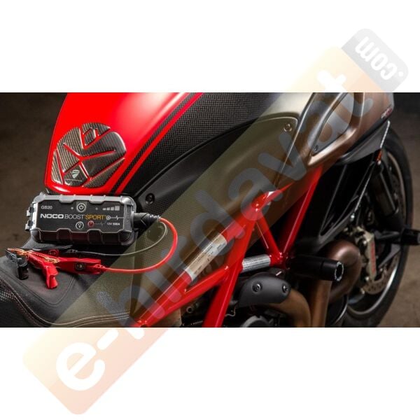 NOCO Genius GB20 12V 500Amp Ultrasafe Lityum Akü Takviye + Powerbank + Led Lamba