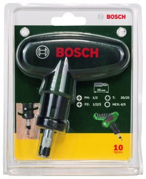 Bosch Aksesuarlar Bosch - 10 Parça Cırcırlı Cep Tornavidası