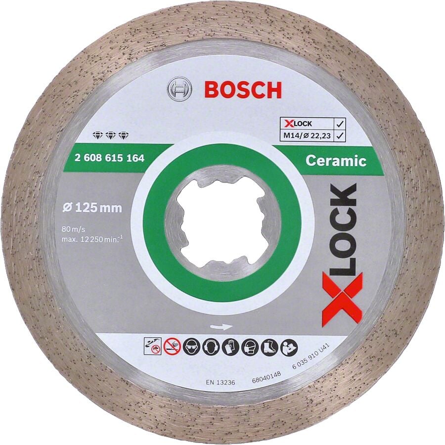 Bosch Aksesuarlar Bosch - X-LOCK - Best Serisi Seramik İçin, Elmas Kesme Diski 125 mm