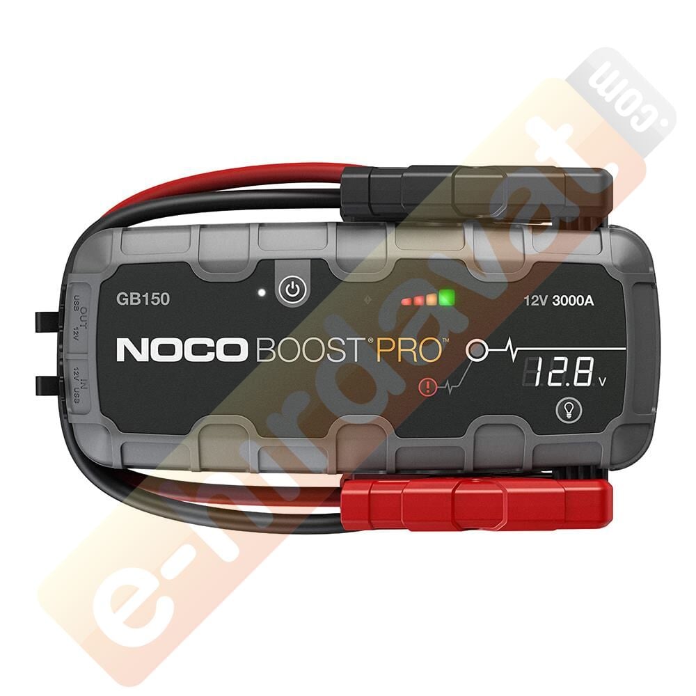 NOCO Genius GB150 12V 3000Amp Ultrasafe Lityum Akü Takviye + Powerbank + Led Lamba