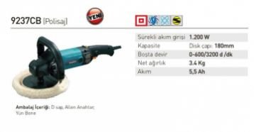 Makita 9237CB Polisaj Makinası