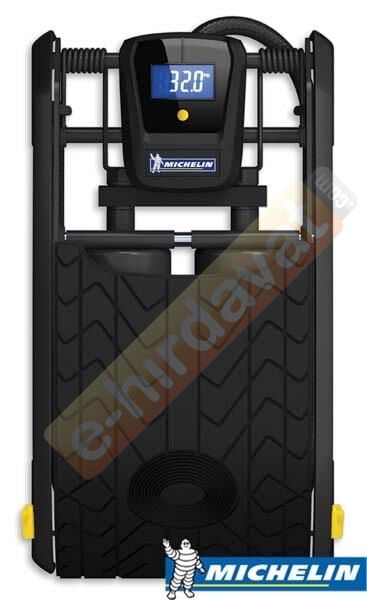 Michelin MC12209 Dijital Basınç Göstergeli Çift Pistonlu Ayak Pompası
