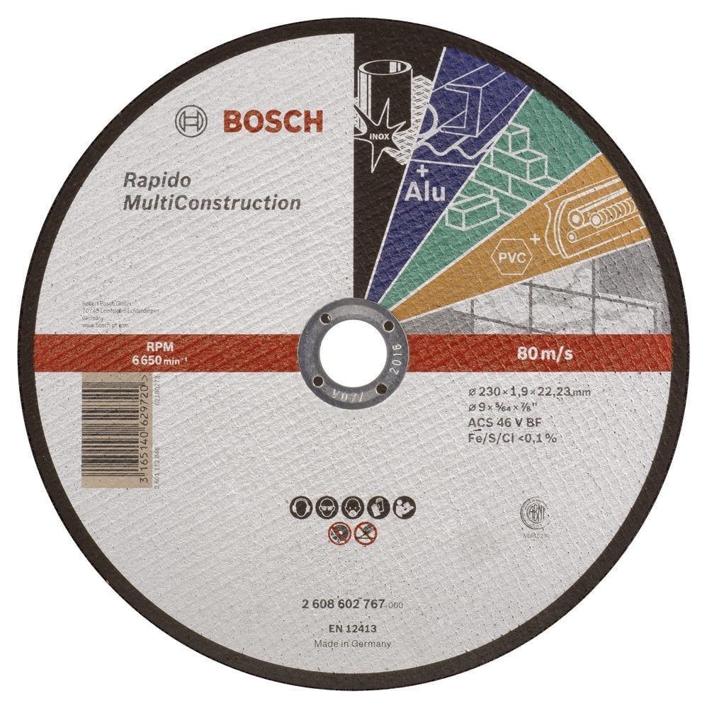 Bosch 230*1,9 mm Rapido MultiConstruction