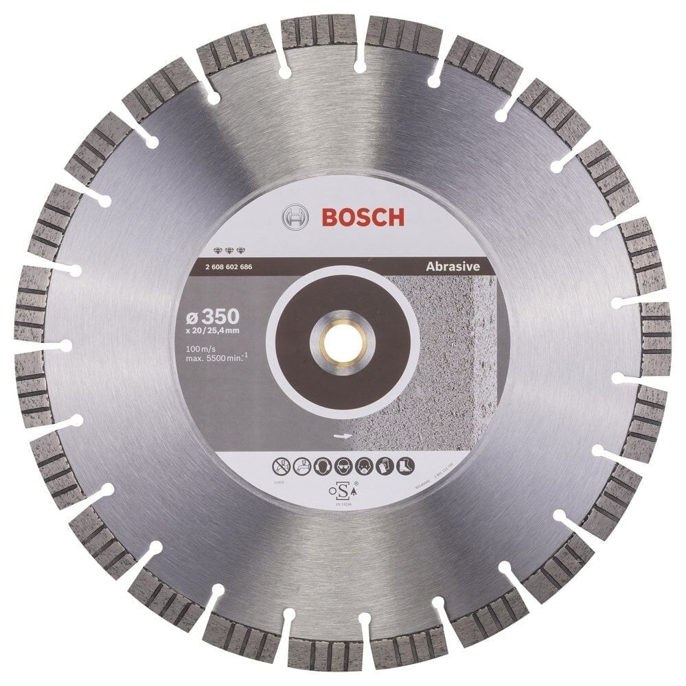 Bosch Aksesuarlar Bosch - Best Serisi Aşındırıcı Malzemeler İçin Elmas Kesme Diski 350 mm