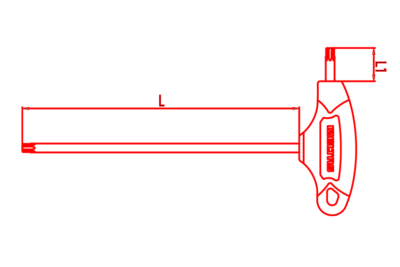 İZELTAŞ T Saplı Yuvarlak Başlı Alyan 6 mm (4921 22 0060)