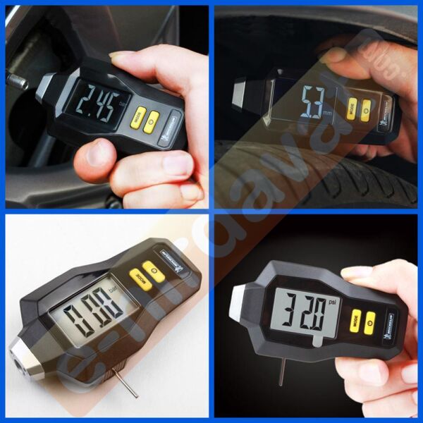 Michelin MC12293 99PSI Dijital Lastik Basınç ve Derinlik Ölçer