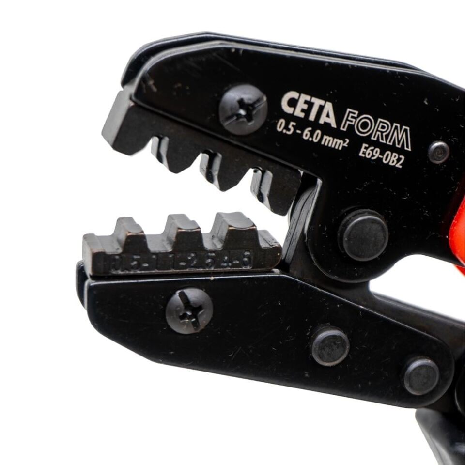 CETA-FORM E69-OB2 İzolesiz Terminal Tip Kablo Pabucu Sıkma Pensesi