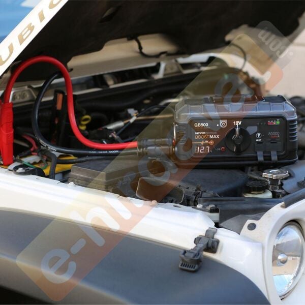 NOCO Genius GB500 12V/24V 6250Amp Ultrasafe Lityum Akü Takviye + Powerbank + Led Lamba