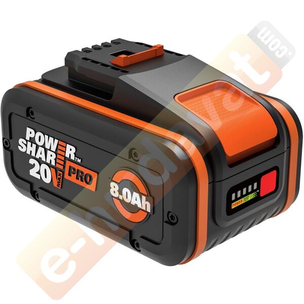 WORX WA3648 20Volt 8.0Ah. Li-ion PowerShare Pro Yedek Akü