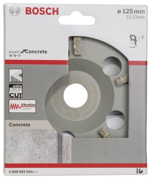 Bosch Aksesuarlar Bosch - Expert Serisi Beton İçin Extra Temiz Taşlama Elmas Çanak Disk 125 mm