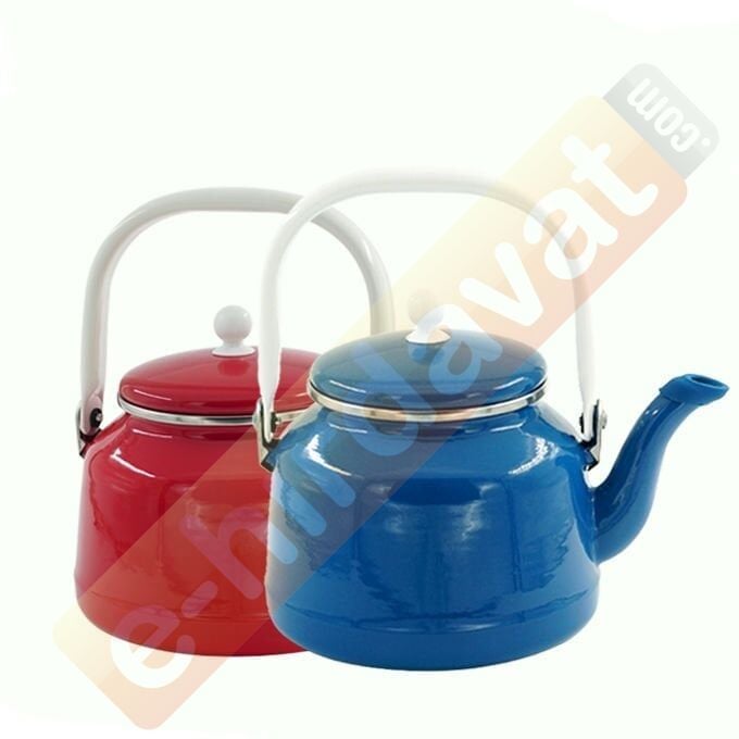 ORCAMP Retro Emaye Mavi Çaydanlık 2.6 Litre (OUT1501.M)