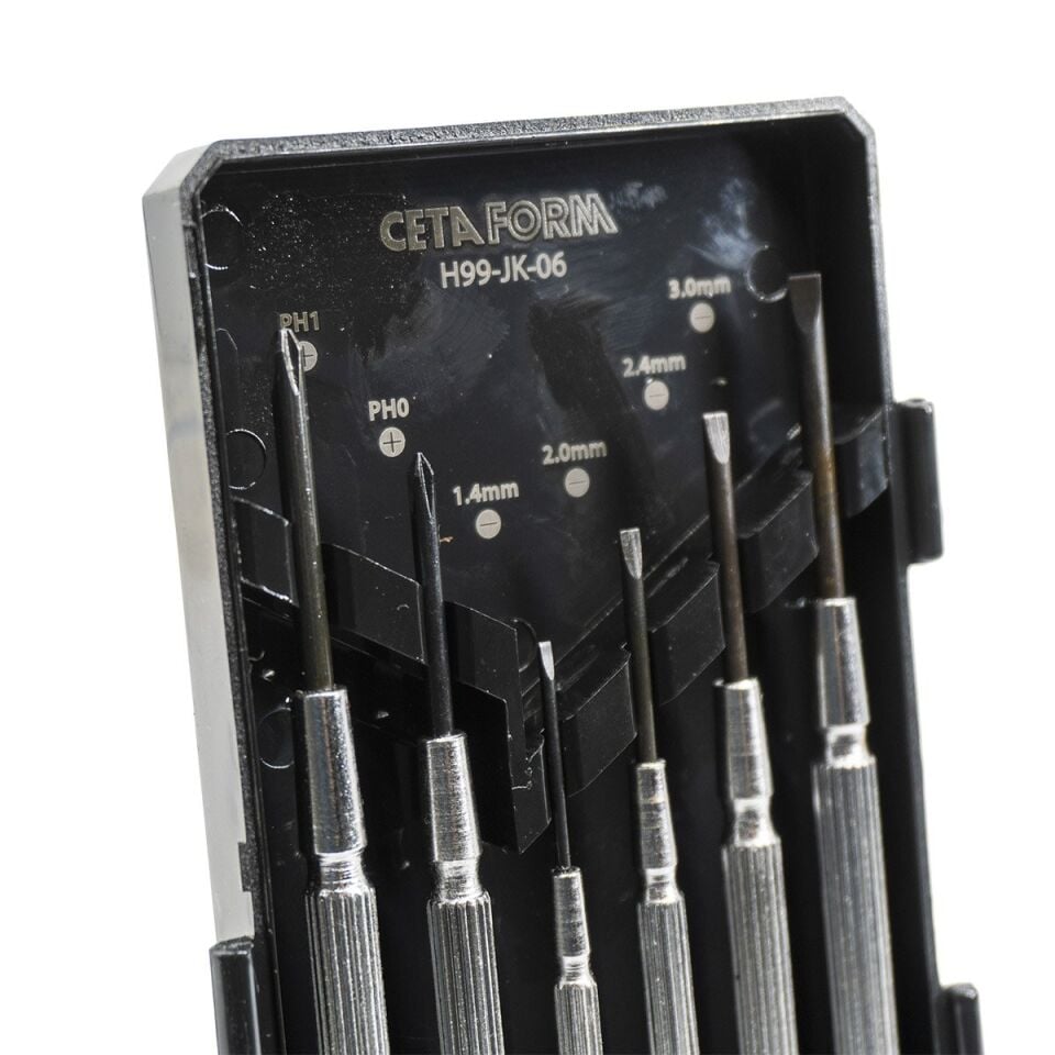 CETA-FORM H99-JK-06 Saatçi Tornavida Takımı 6 Parça