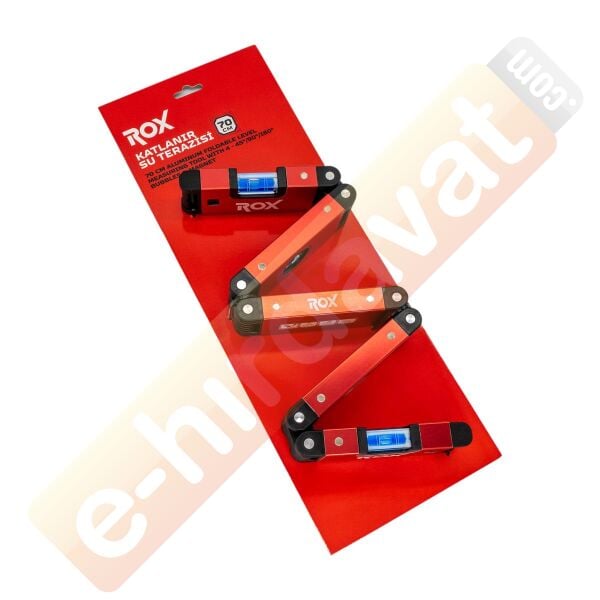 ROX Mıknatıslı Katlanır Su Terazisi 70 cm (153ROX0176)