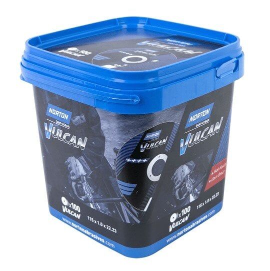 NORTON 115x1 mm Inox Kesme Taşı (Vulcan Plus) 100'lü Kova