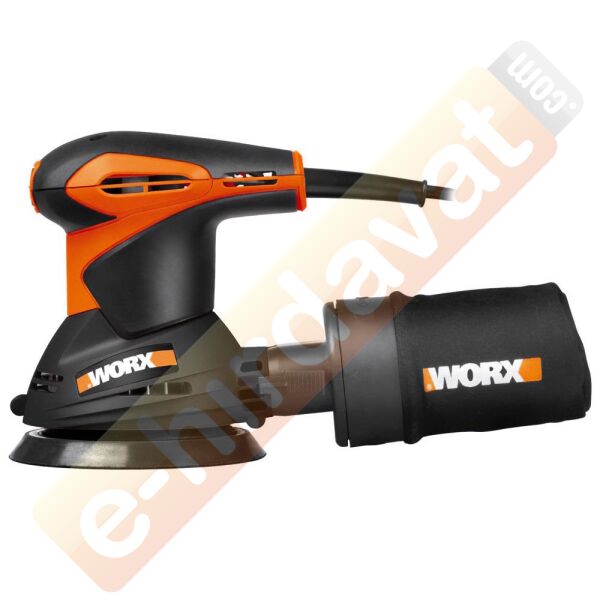 WORX WX652.1 320Watt 125mm Profesyonel Eksantrik Zımpara