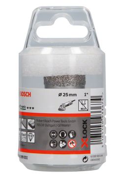Bosch Aksesuarlar Bosch - X-LOCK - Best Serisi, Taşlama İçin Seramik Kuru Elmas Delici 25*35 mm