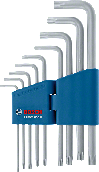Bosch Profesyonel Alyan Anahtar Takımı Hex 9 Parça (1,5-10mm)