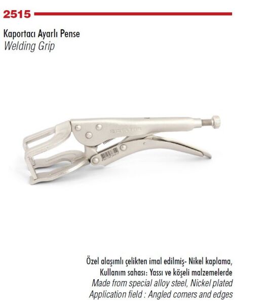 İZELTAŞ Kaportacı Ayarlı Pense 270 mm 2515 11 0270