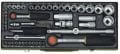 Proxxon Cırcır Kollu Lokma Takımı 1/4 &1/2 56 Parçalı / PR23040