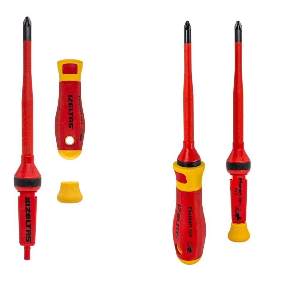 İZELTAŞ 1000 Volt Elektro Slim Tornavida Seti 14 Parça (14000005342)