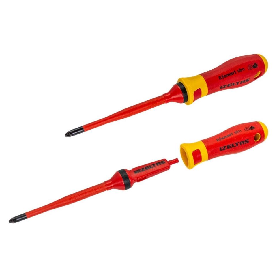 İZELTAŞ 1000 Volt Elektro Slim Tornavida Seti 14 Parça (14000005342)