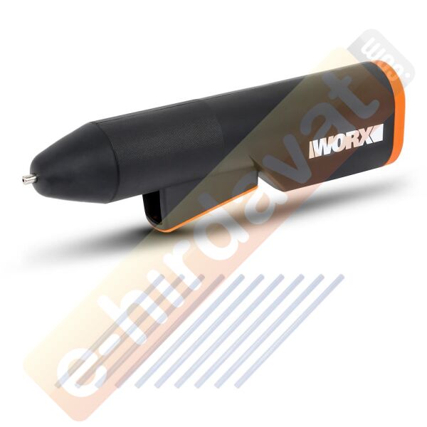 WORX WX746.9 MAKERX 20Volt Profesyonel Sıcak Mum Silikon Tabancası + 10 Silikon (Akü Dahil Değildir)