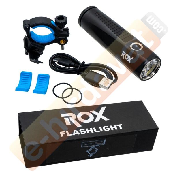 ROX Outdoor Şarjlı Led Bisiklet Feneri 1300 Lümen (153ROX0210)