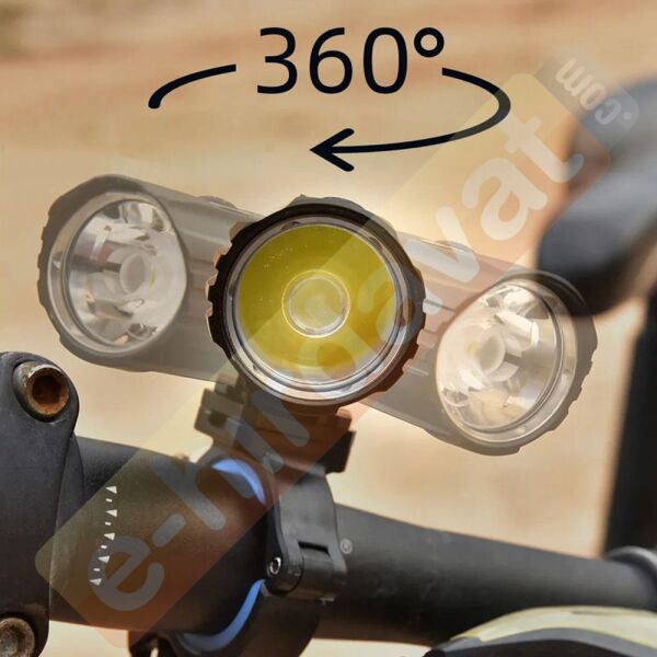 ROX Outdoor Şarjlı Led Bisiklet Feneri 1300 Lümen (153ROX0210)
