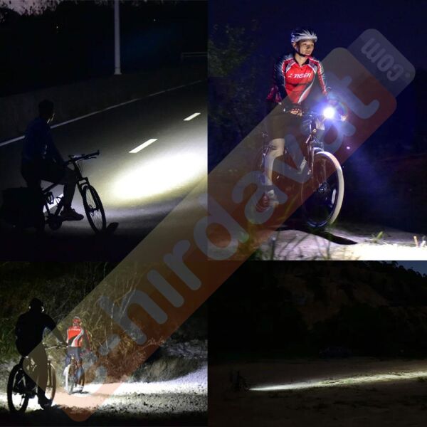 ROX Outdoor Şarjlı Led Bisiklet Feneri 1300 Lümen (153ROX0210)