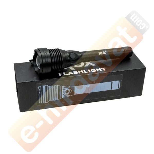 ROX Outdoor Şarjlı Led El Feneri 6000 Lümen (153ROX0214)