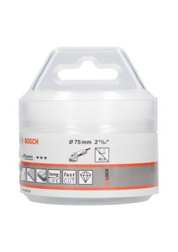 Bosch Aksesuarlar Bosch - X-LOCK - Best Serisi, Taşlama İçin Seramik Kuru Elmas Delici 75*35 mm